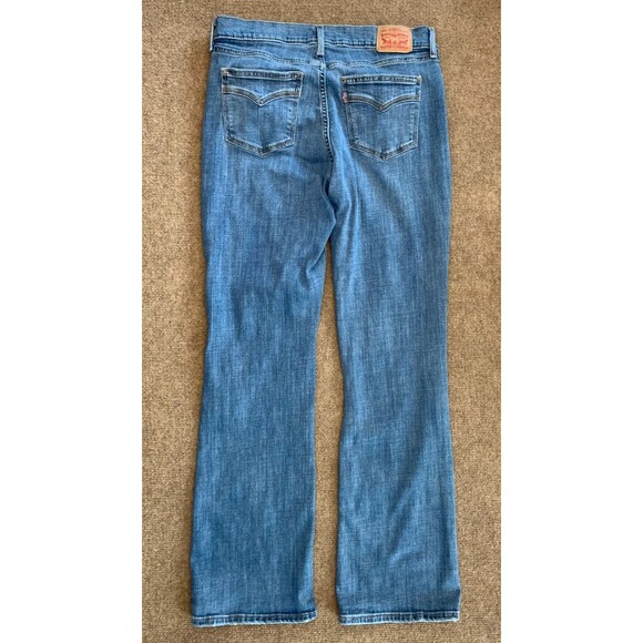 Levis Classic Bootcut Jeans Womens 12 (32x31) Mid Rise Stretch Y2K Denim - Picture 3 of 7
